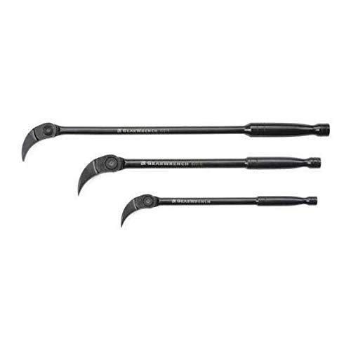 3-Piece Pry Bar Set - Heavy Duty Demolition Tools for Home Repair, Construction, and Automotive Work - Perfect for Removing Nails, Prying Open Crates, and DIY Projects