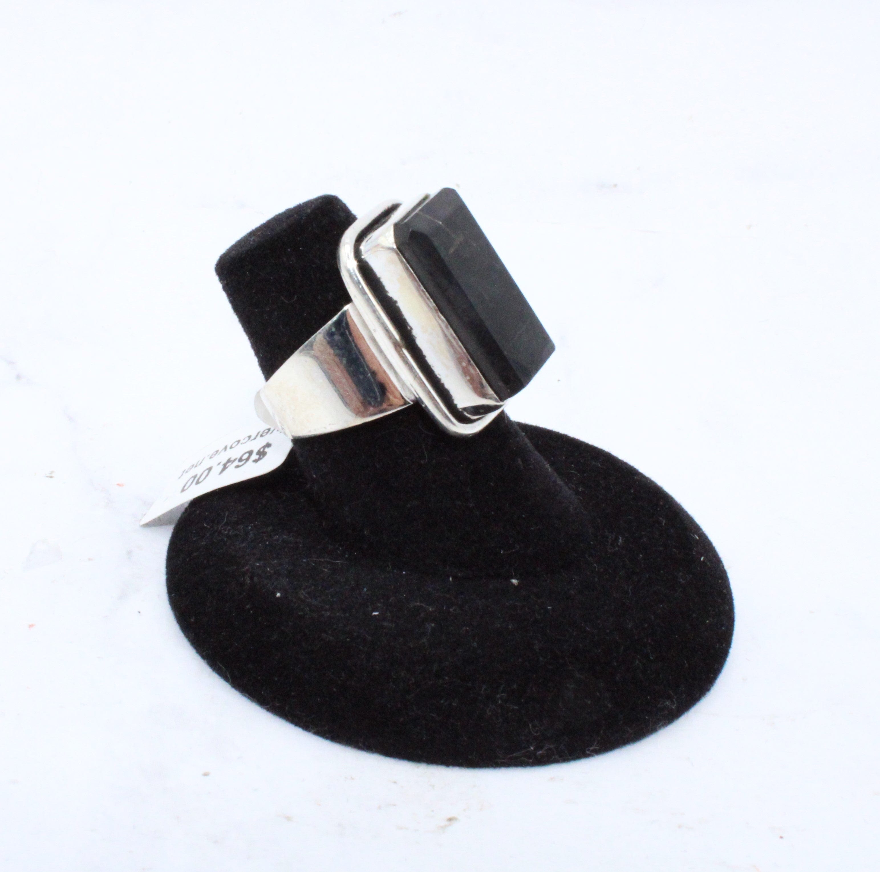 Black Onyx Ring for Women - Size 5.75 - Elegant Sterling Silver Band - Perfect for Everyday Wear, Gift Giving & Spiritual Healing Jewelry