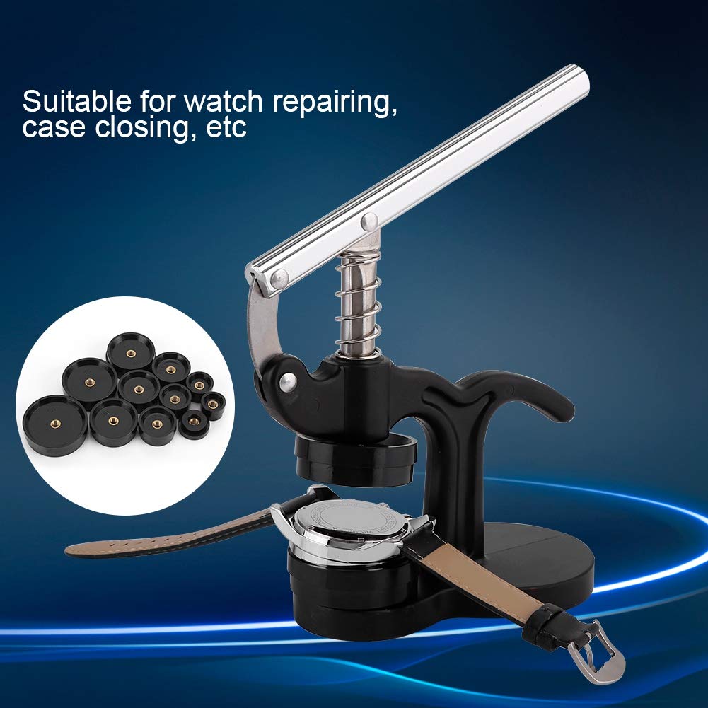 Premium Watch Case Press Tool - Heavy Duty Metal & ABS Watch Repair Closer for Watchmakers & Jewelers - Perfect for Watch Battery Replacement & Back Cover Sealing