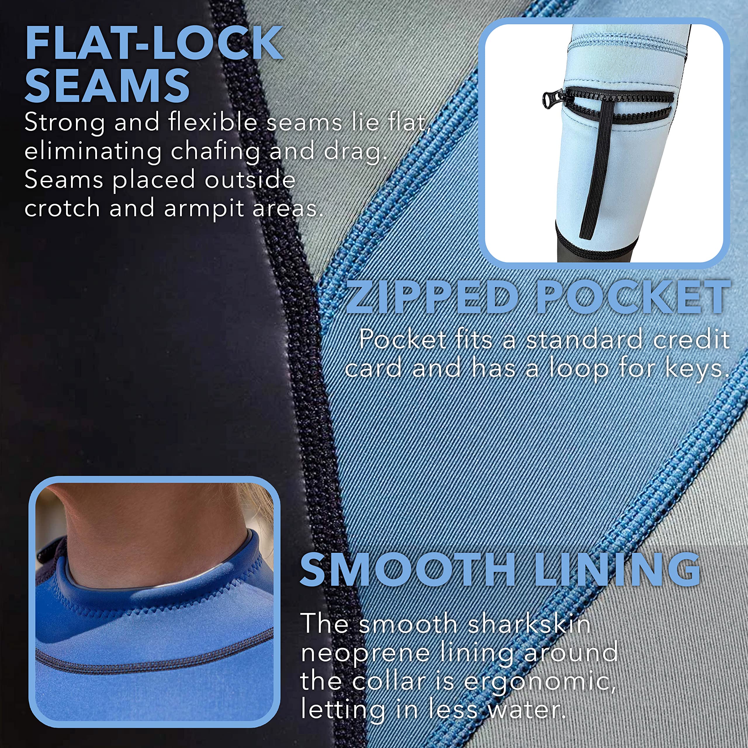 Women's 2.0mm Neoprene Wetsuit Shorty - Long Sleeve Half Leg Cold Water Springsuit for Scuba Diving, Surfing, Kayaking, Canoeing, Snorkeling & Swimming | Perfect for Beach Adventures & Water Sports