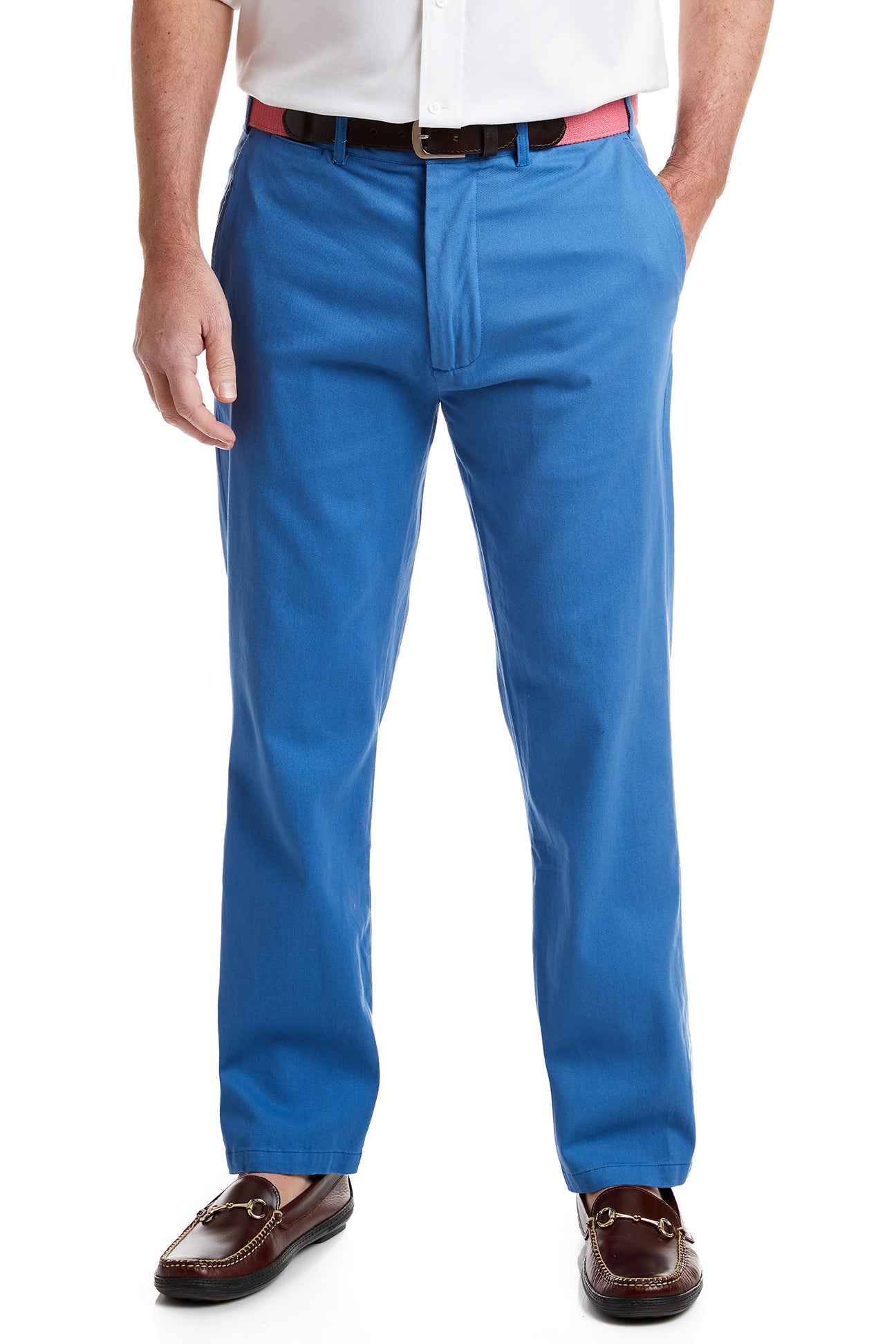 Harbor Pant Stretch Twill Pants for Men - Comfortable Deep Ocean Blue Chinos | Perfect for Office, Casual Wear & Travel