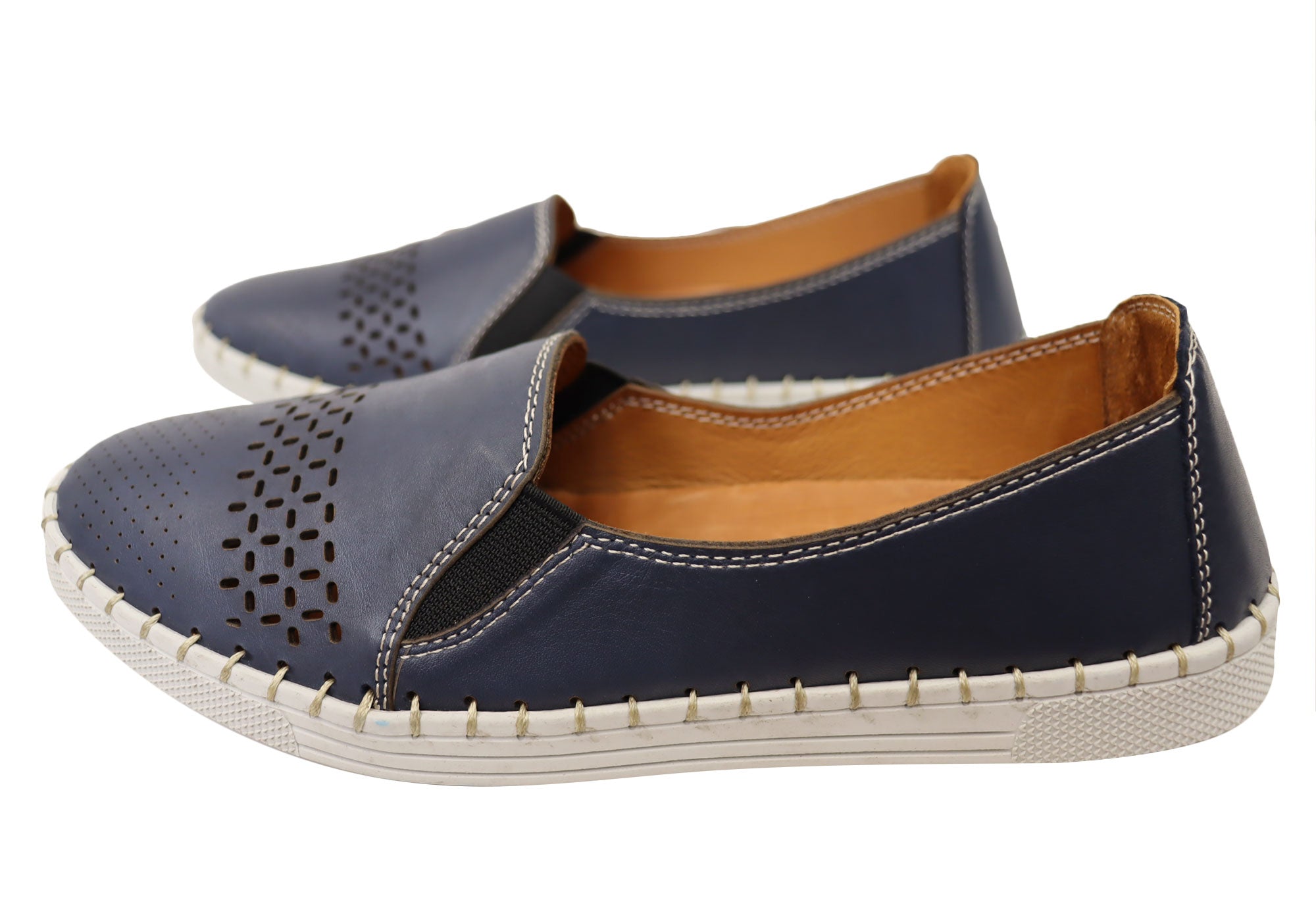 Orizonte Harlow Women's Comfortable Leather Shoes - European Style for Work, Walking & Casual Wear