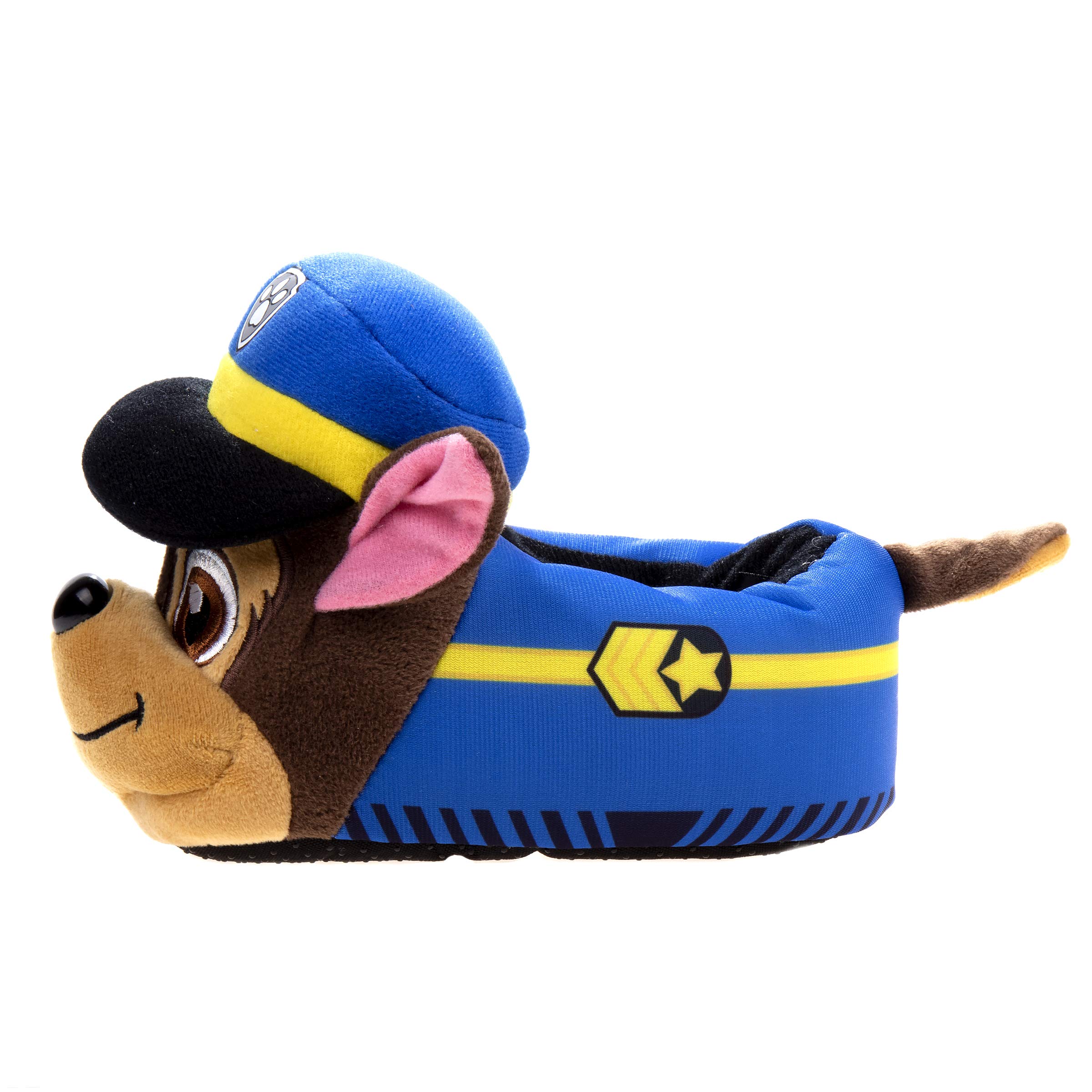 Paw Patrol Boys' Plush Fuzzy Slippers - Chase & Marshall Character Slippers for Toddlers & Kids | Comfortable House Shoes for Indoor Play & Relaxation