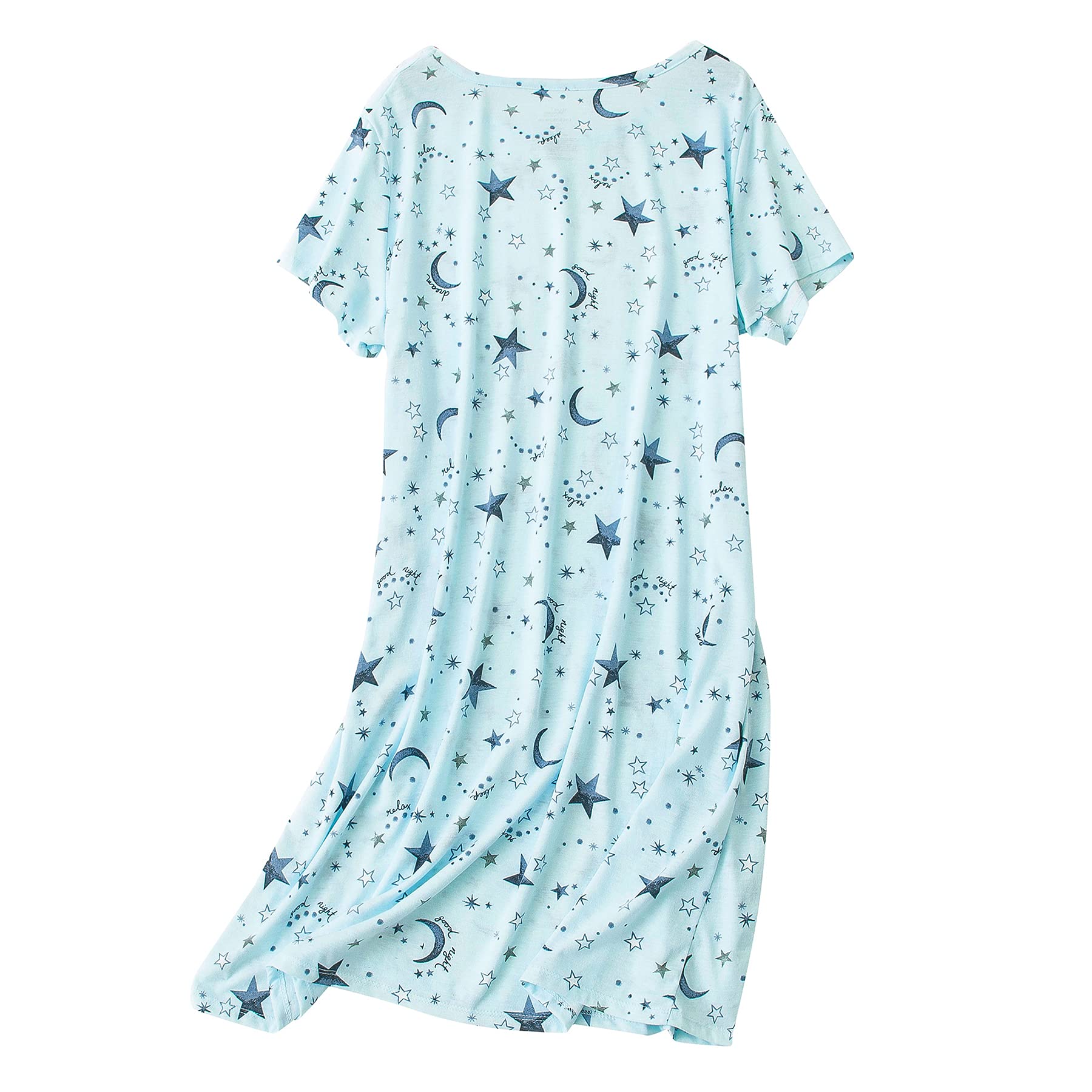 **Zando Women's Cotton Nightgowns - Soft & Comfortable Sleepwear for Women, Perfect for Relaxing at Home or Lounging in Bed**