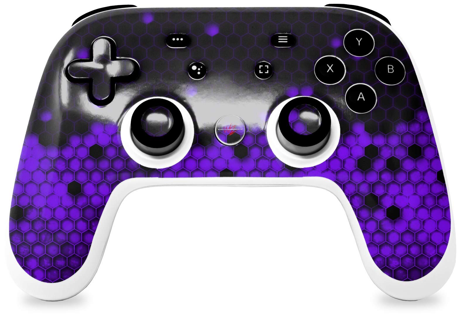 Google Stadia Controller HEX Purple Skin Decal Wrap - Gaming Accessory