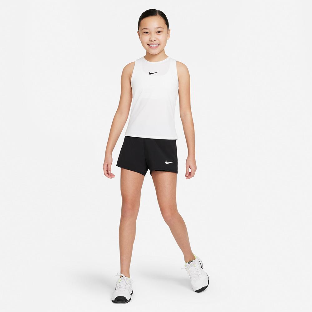 Nike Girls Victory Shorts - Black - Comfortable Athletic Shorts for Running, Training & Casual Wear
