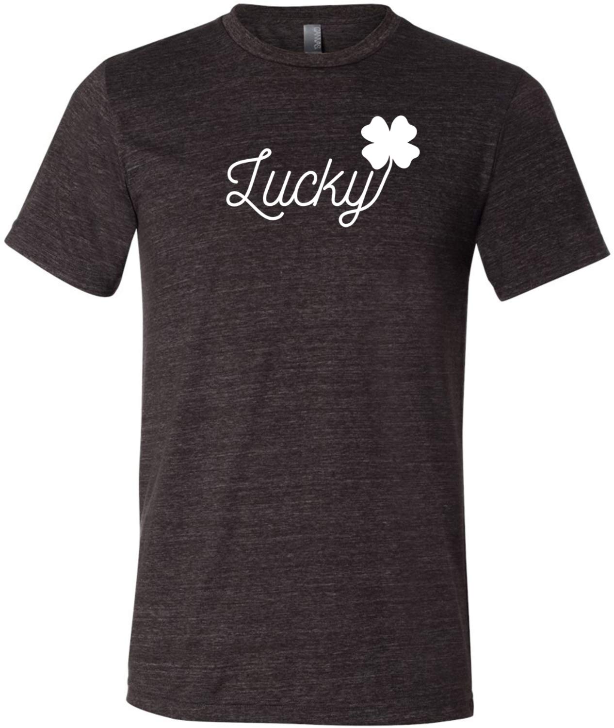 St. Patrick's Day Lucky Tri-Blend T-Shirt - Soft & Comfortable for Festive Celebrations & Irish Pride
