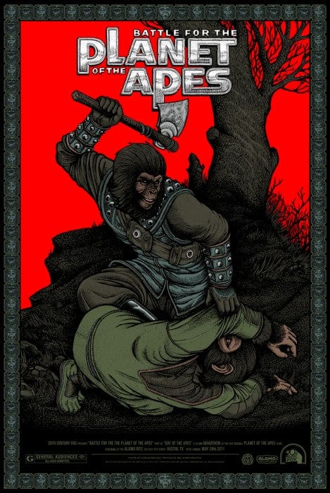Battle for the Planet of the Apes DVD - Classic Sci-Fi Movie Collection - Perfect for Movie Nights & Sci-Fi Fans