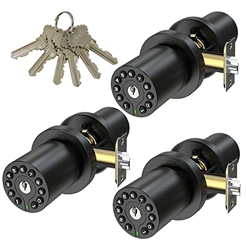 Matte Black 3 Pack Same Key