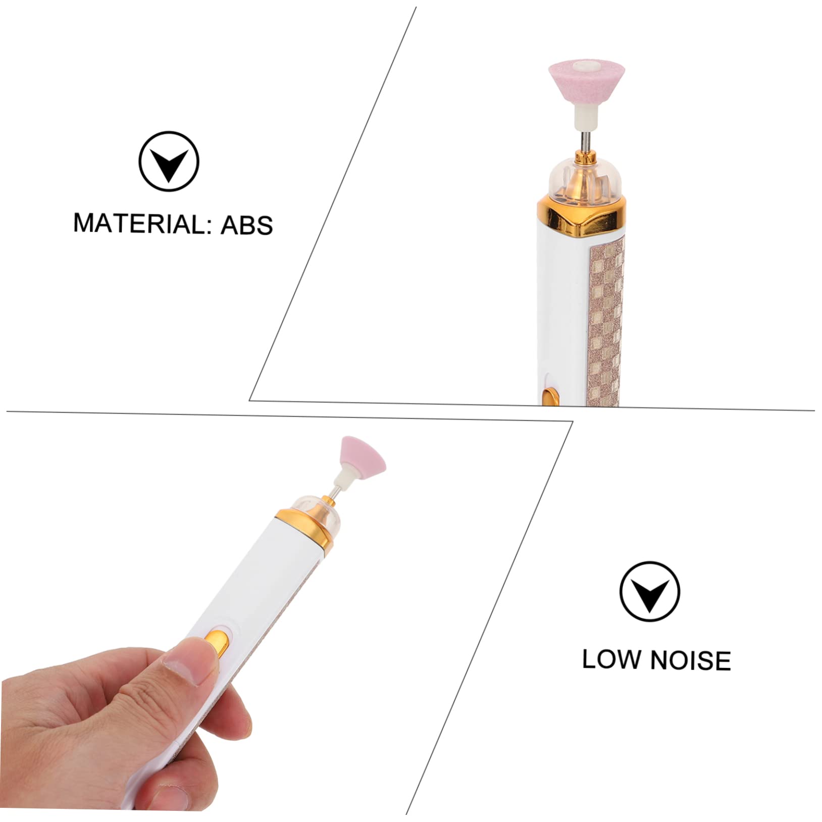 Beavorty Professional Electric Nail Drill Kit - Cordless Nail File Machine for Acrylic, Gel & Natural Nails | Perfect for Home Salon, Nail Art & Manicure/Pedicure