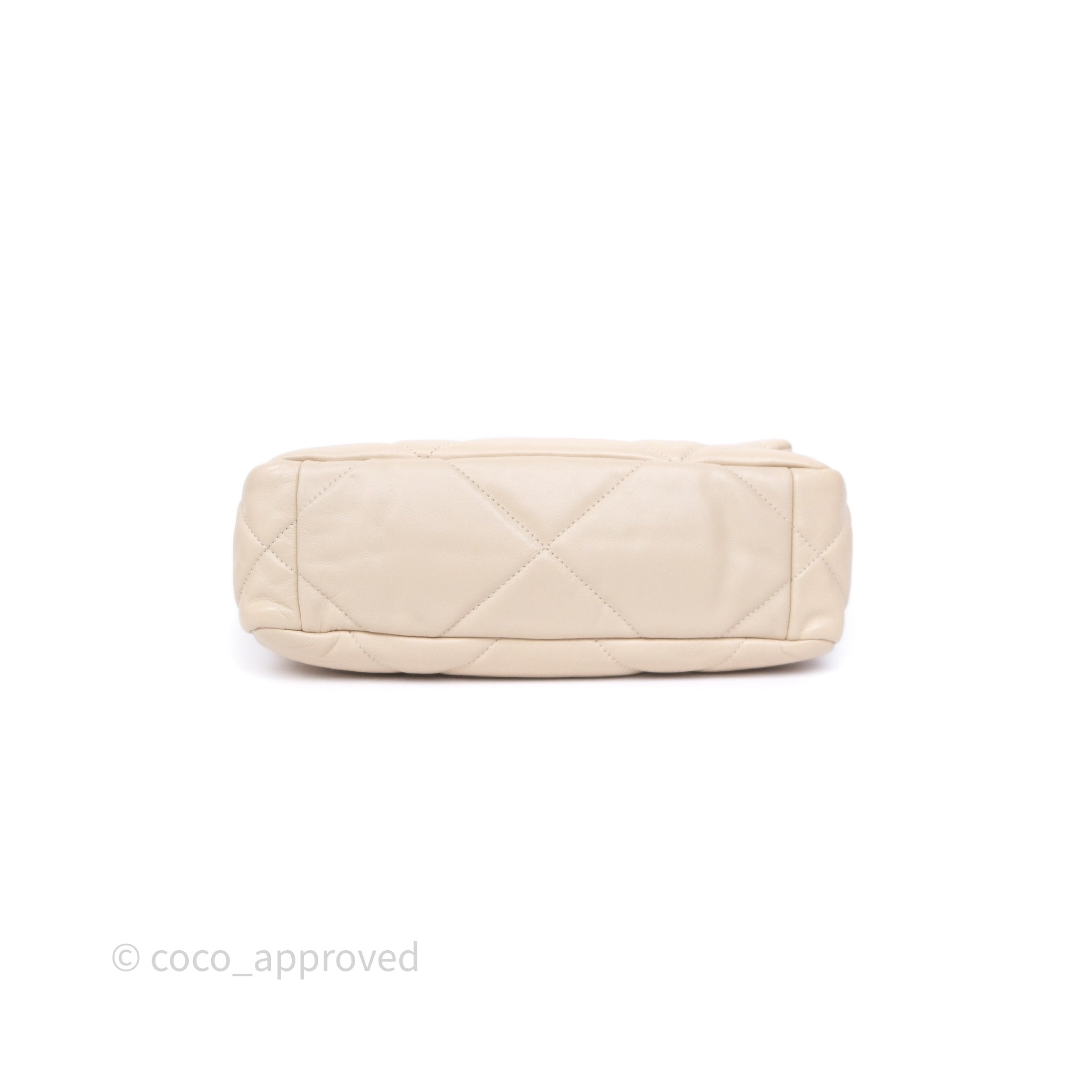 Chanel 19 Small Handbag in Light Beige with Mixed Hardware - Luxury Designer Shoulder Bag for Women, Perfect for Everyday Use & Special Occasions