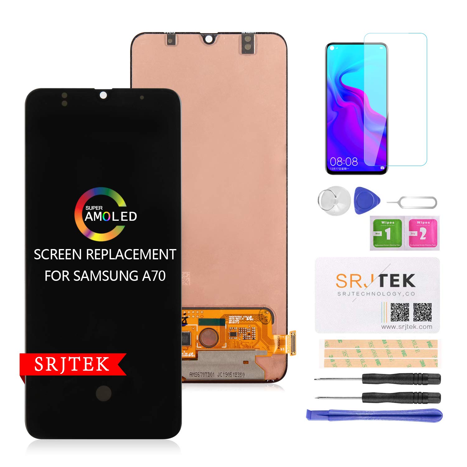 Original Screen Replacement for Samsung Galaxy A70 (2019) A705 A705F SM-A705F - 6.7