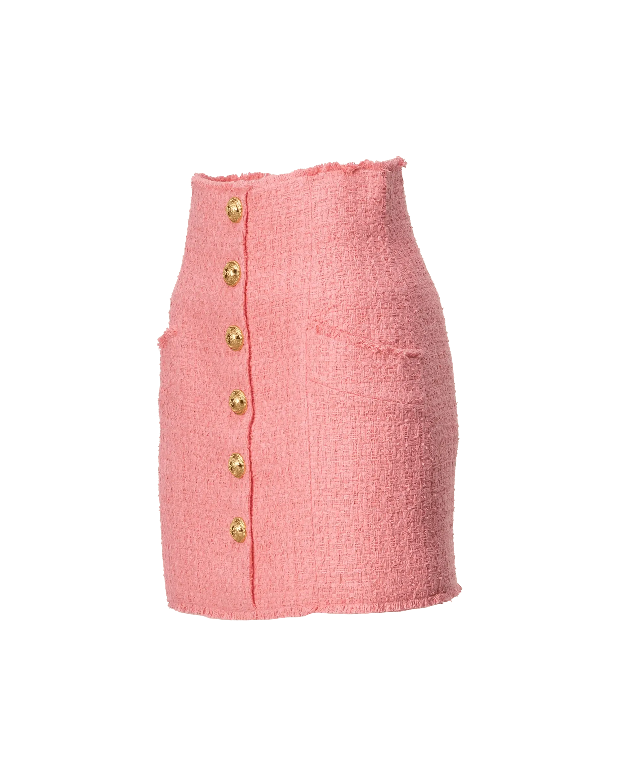 Stylish High Waisted Buttoned Tweed Skirt for Women | Vintage A-Line Pencil Skirt | Perfect for Office, Date Night & Fall Outfits