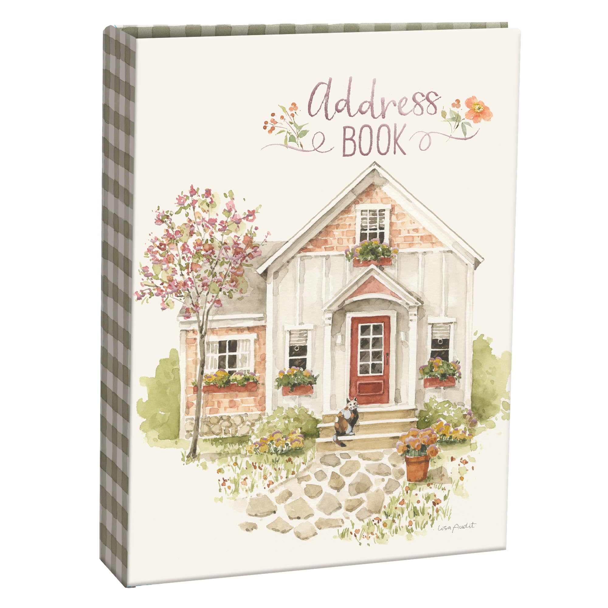 LANG Home Sweet Home Address Book - Elegant Floral Design for Organizing Contacts - Perfect for Home, Office & Gifting (1013252) | Use for Wedding Guest Lists, Holiday Cards & Family Address Tracking