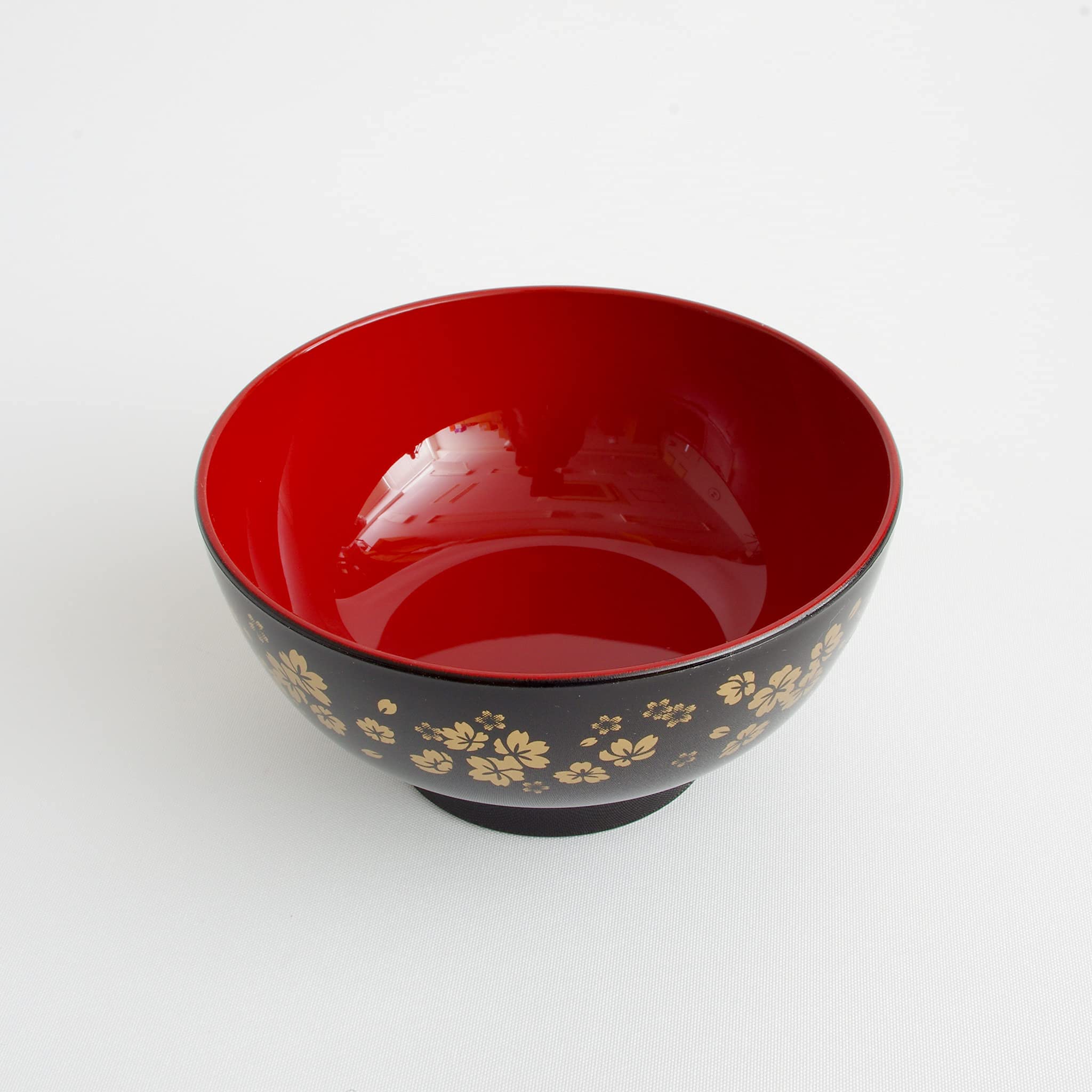 Japanese Sakura Cherry Blossom Soup Bowl - Ceramic Miso Soup, Noodle & Rice Bowl - Microwave & Dishwasher Safe - Authentic Japanese Donburi Dish (4.6 x 2.3 in) - Perfect for Asian Cuisine, Home Dining & Gift Giving