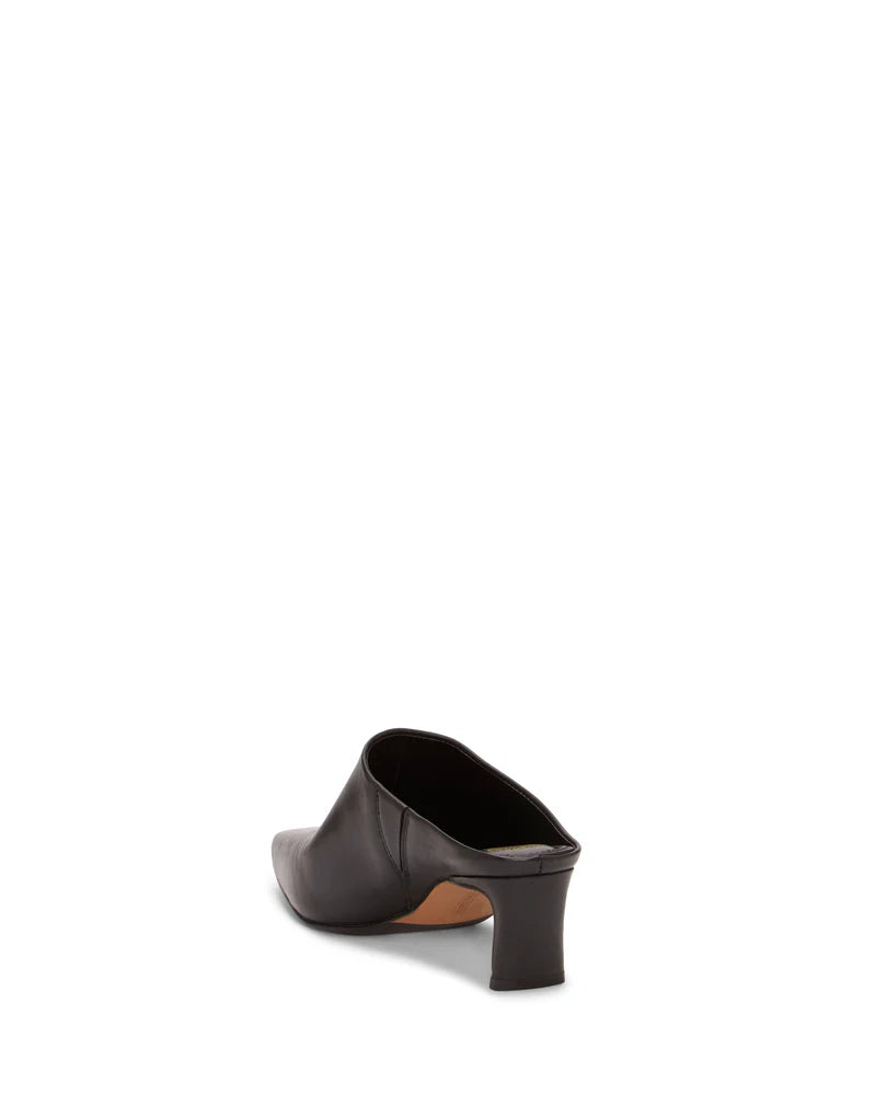 Alexie Kitten Heel Mule Shoes for Women - Comfortable Black Slip-On Loafers | Perfect for Office, Party & Casual Wear
