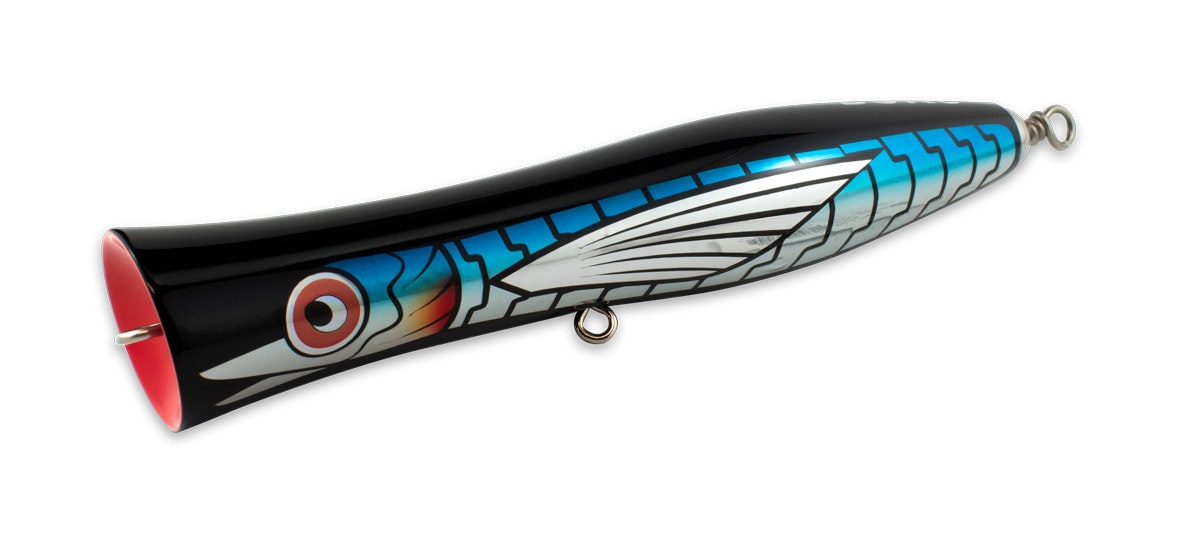 Buku Lures Pop H Fishing Lures - Topwater Popper for Bass, Trout, and Saltwater Fish - Perfect for Freshwater and Saltwater Fishing - Great for Early Morning and Late Evening Fishing Trips