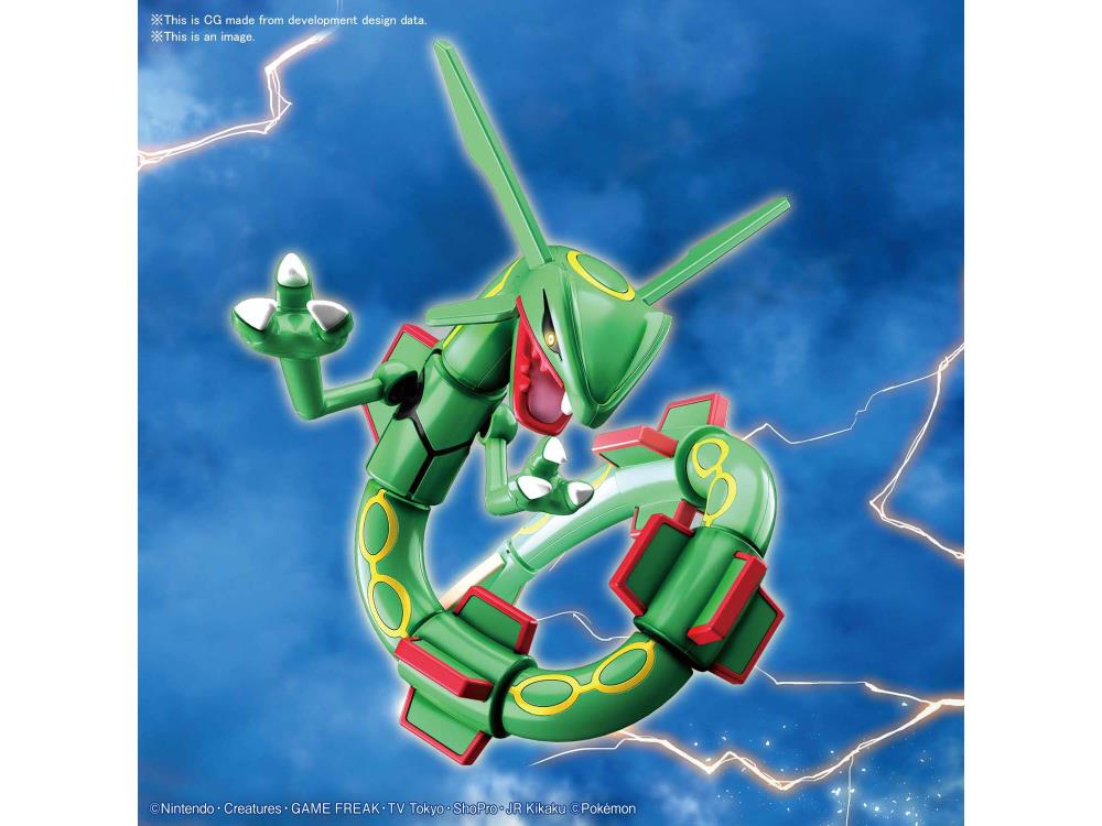Bandai Pokemon Rayquaza Model Kit - Build Your Own Dragon Figure - Perfect for Collectors, Gifts, and DIY Enthusiasts | Great for Display, Play, and Anime-Themed Decor