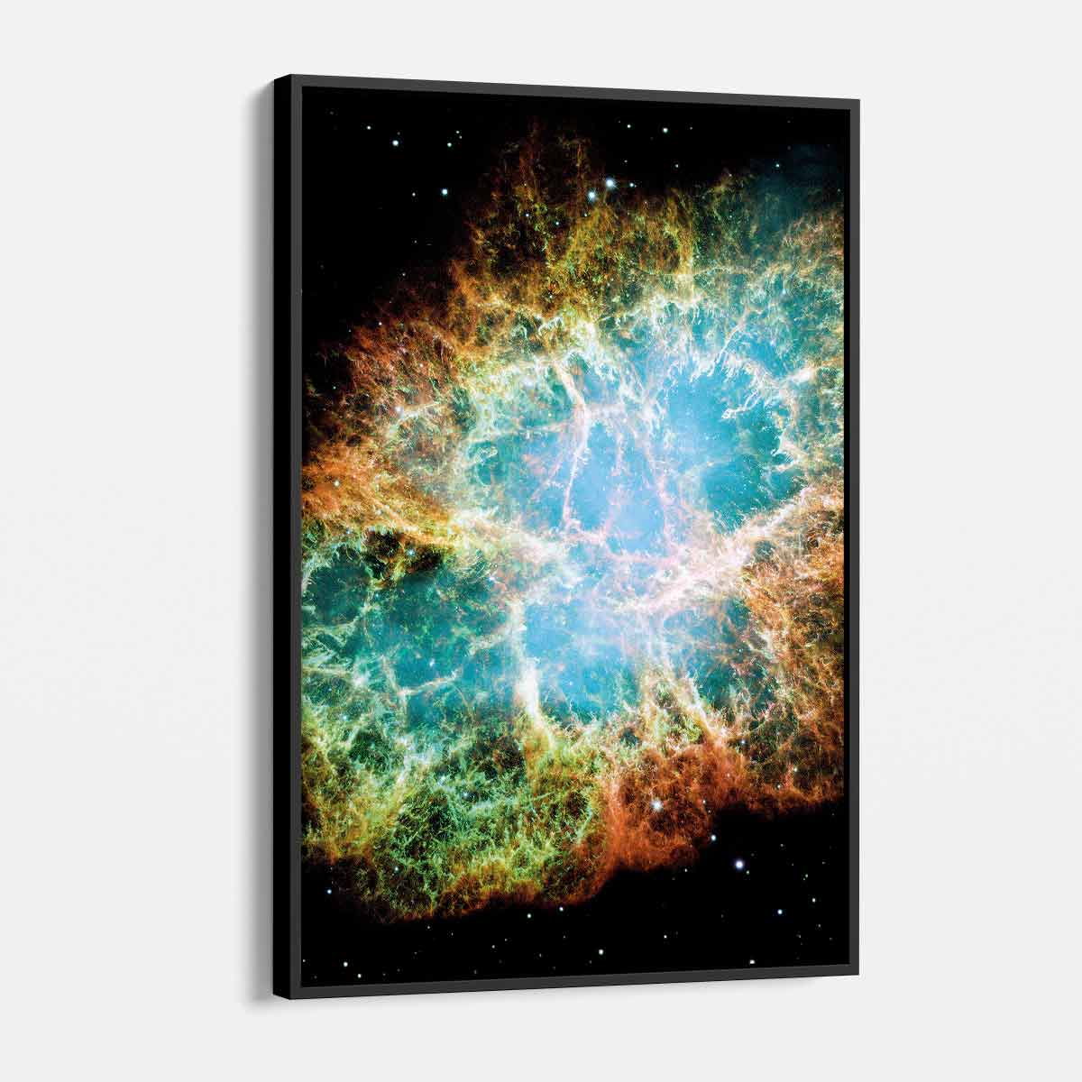 Vibrant Multi-Color Cosmic Glow Wall Art Canvas Painting - Modern Space-Themed Home Decor for Living Room, Bedroom & Office (Style 0271) | Perfect for Galaxy-Themed Interiors & Gift Giving