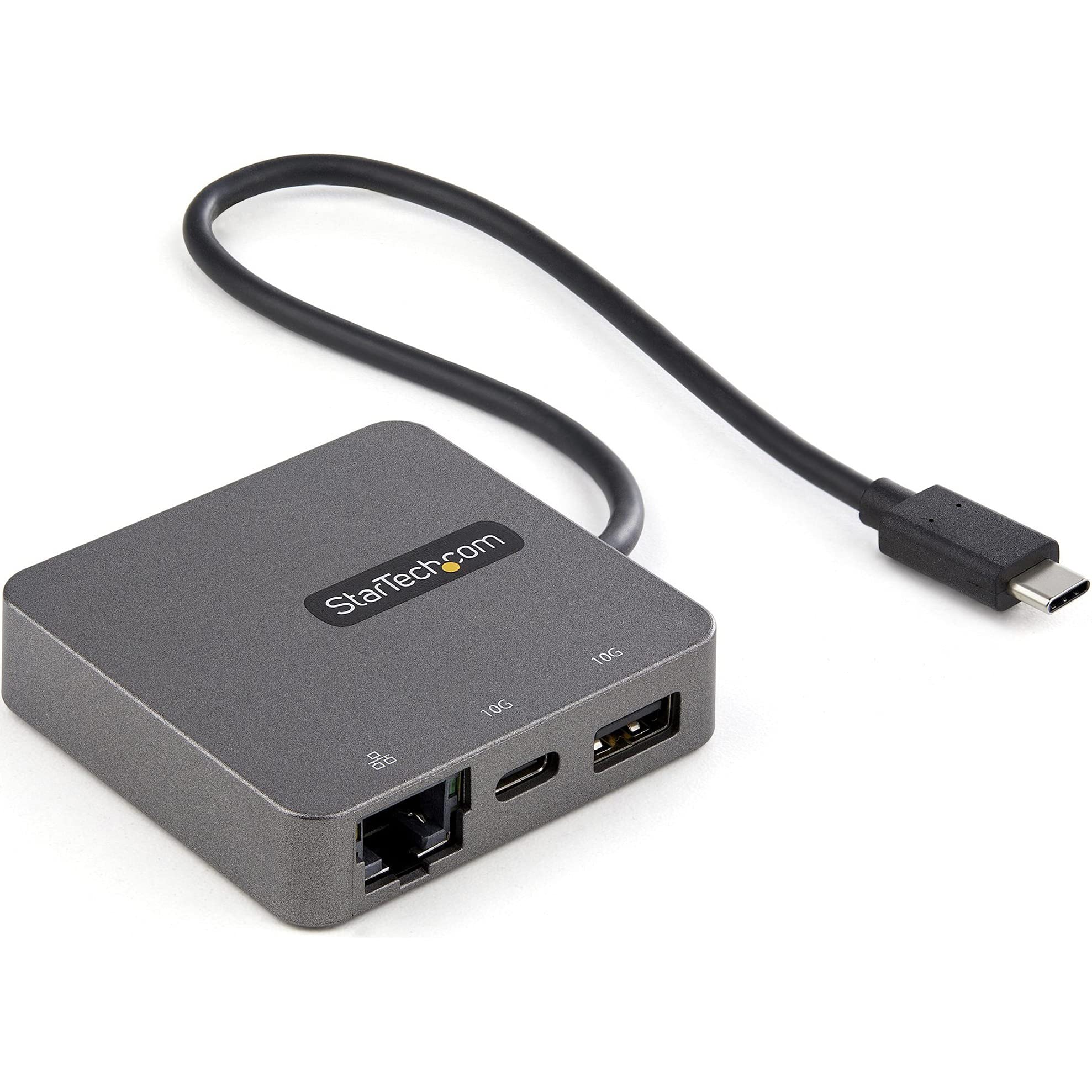 StarTech.com USB-C Multiport Adapter - 4K HDMI & VGA Video, 10Gbps USB-A/USB-C, Gigabit Ethernet - Thunderbolt 3 Compatible Mini Dock for MacBook Pro/Air, Dell XPS, HP, Lenovo - Perfect for Business Travel, Home Office & Remote Work (DKT31CHVL)