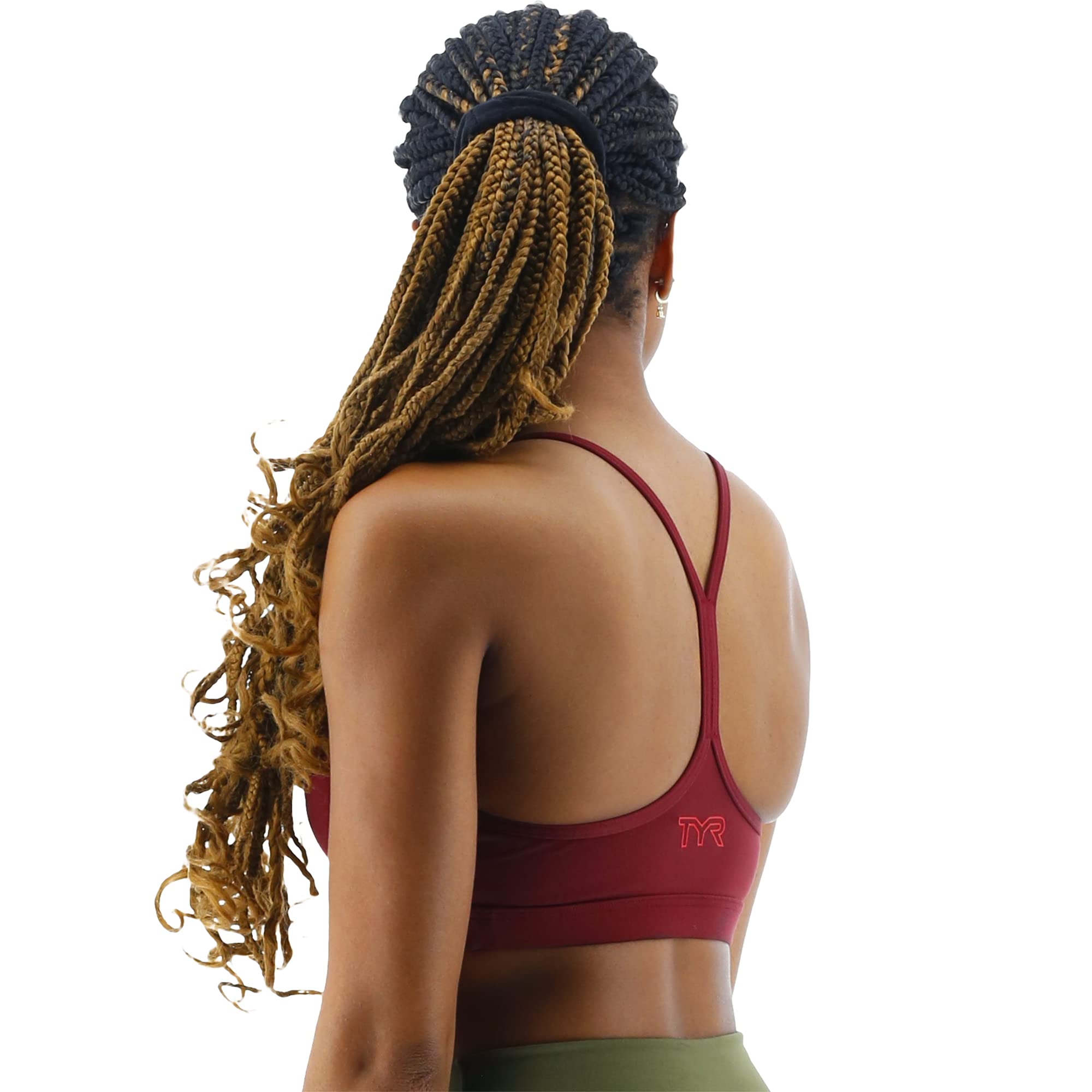 TYR Women's Racerback Sports Bra - High Performance Workout & Training Top for Running, Yoga, Gym - Moisture Wicking & Supportive Activewear