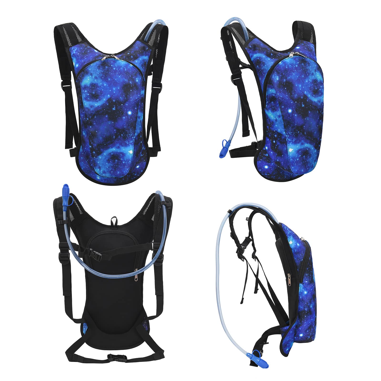 2L Hydration Backpack with Leak-Proof Bladder - Lightweight Water Pack for Running, Hiking, Cycling & Outdoor Activities | Perfect for Men & Women at Music Festivals, Marathons & Adventure Sports
