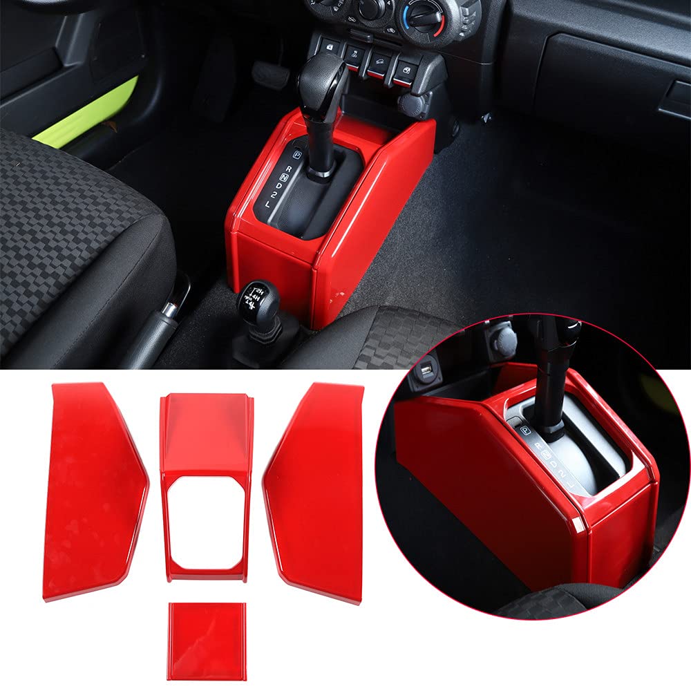 ABS Center Console Gear Shift Panel Cover Trim for Suzuki Jimny 2019-2021 - Interior Car Accessories Upgrade for Off-Road & Daily Driving