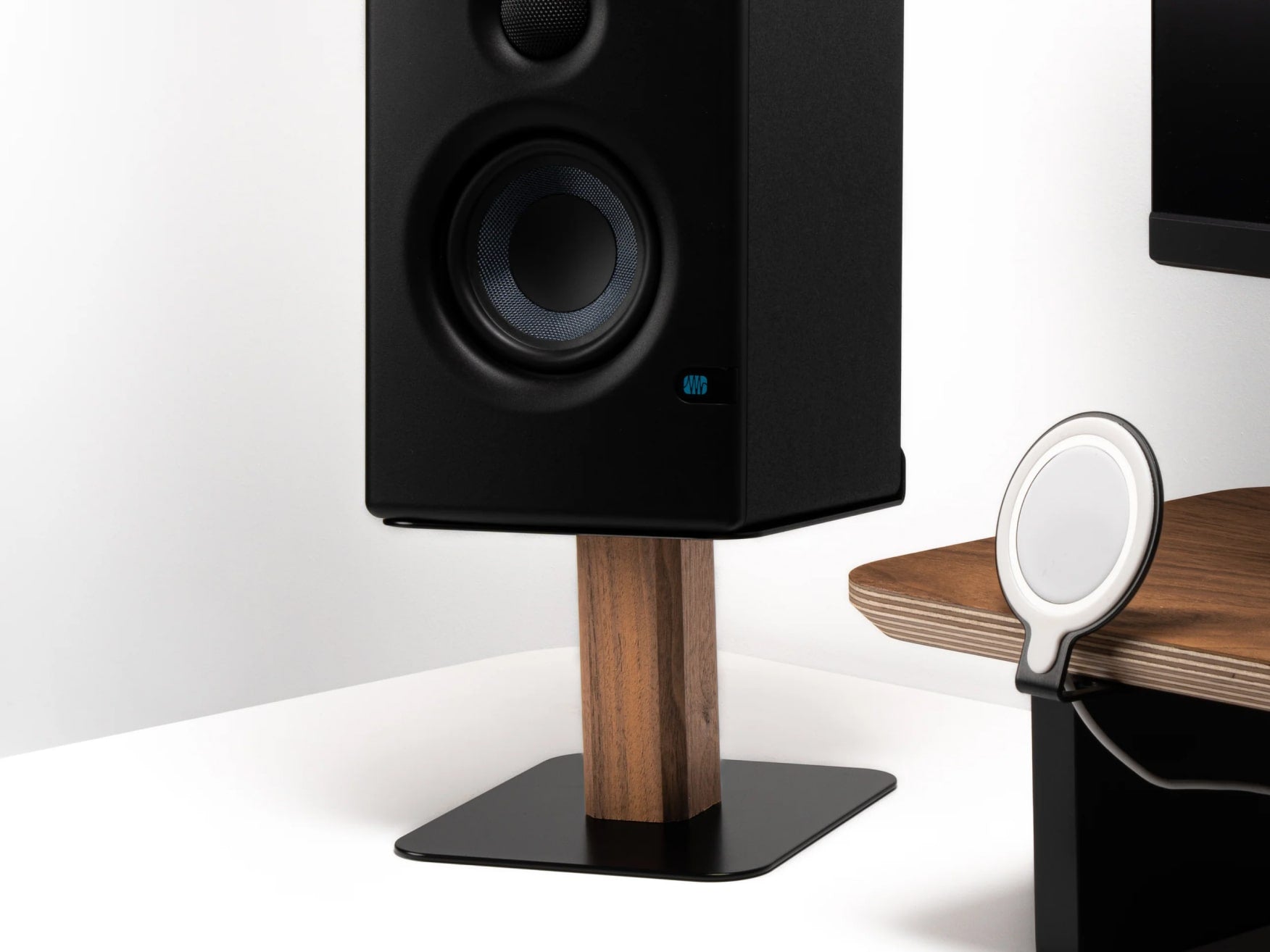 Adjustable Speaker Stands for Home Theater & Studio - Heavy Duty PA Speaker Mount with Universal Fit - Perfect for Bookshelf, Floor, and Monitor Speakers - Ideal for Home Audio, DJ Setup, and Live Performances