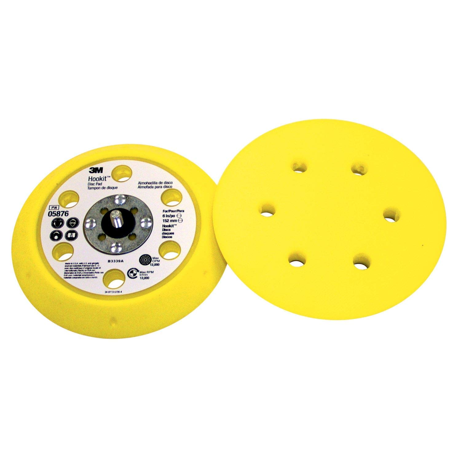 3M Hookit Disc Pad - 6
