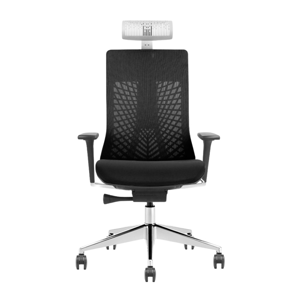 Ergonomic High Back Office Chair with Lumbar Support - Adjustable Swivel Desk Chair for Home & Work, Perfect for Long Hours Sitting & Back Pain Relief