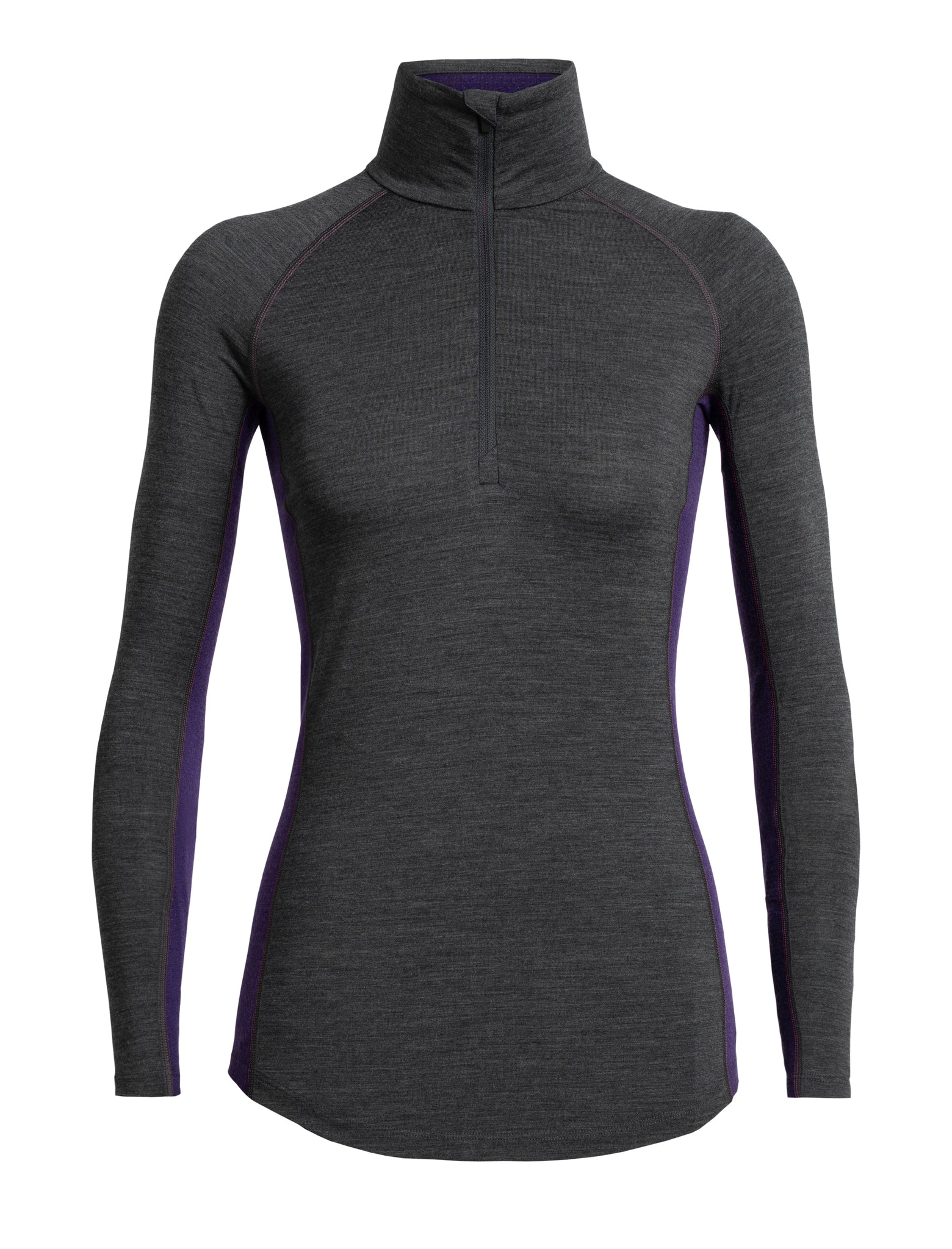 200 Zone Women's Long Sleeve Half Zip Pullover - Moisture Wicking Thermal Base Layer for Running, Hiking & Outdoor Activities