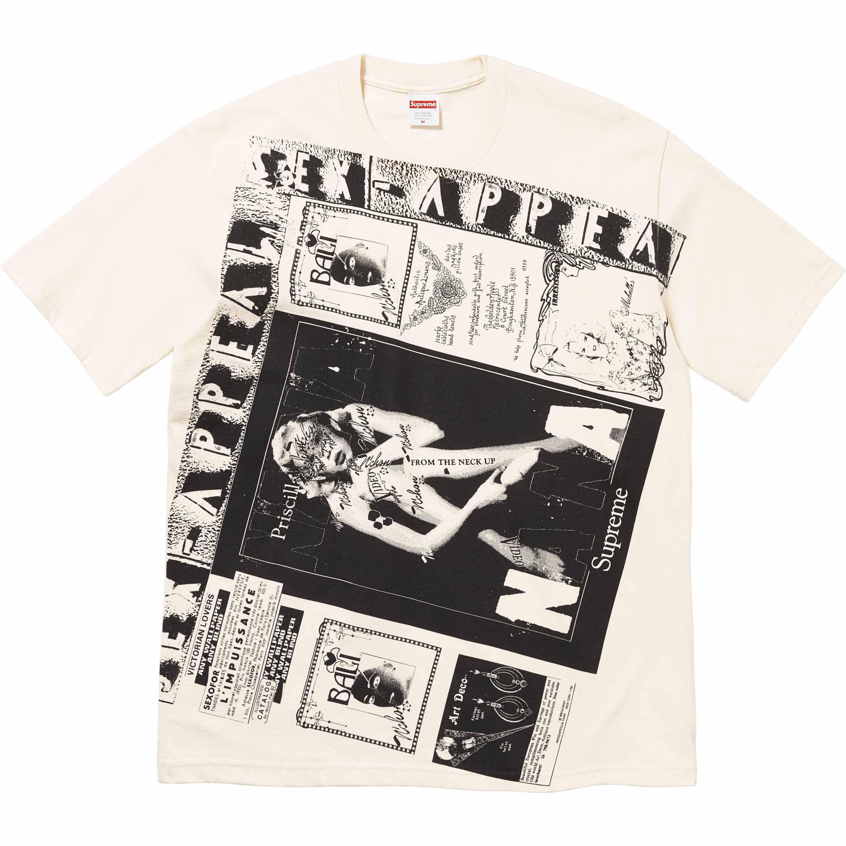 Supreme Collage T-Shirt for Men - 100% Cotton Graphic Tee - Streetwear Fashion - Perfect for Casual Wear, Outfits & Street Style