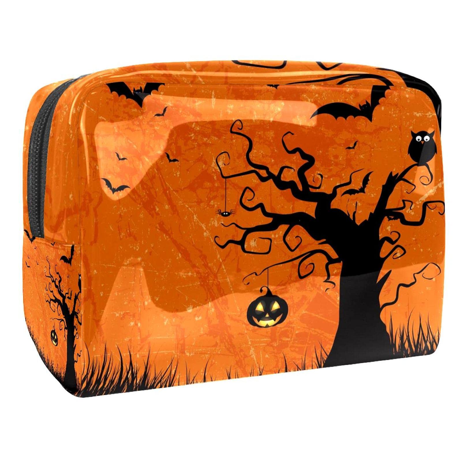 Waterproof Cosmetic Bags for Women - Halloween Travel Makeup Organizer | Portable Multifunctional Cosmetic Case | Perfect for Travel, Gym & Daily Use