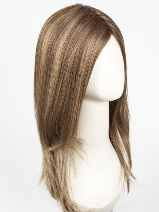 Premium Human Hair & Synthetic Blend Lace Front Wig with Monofilament Part - Natural Look for Daily Wear, Cosplay & Special Occasions