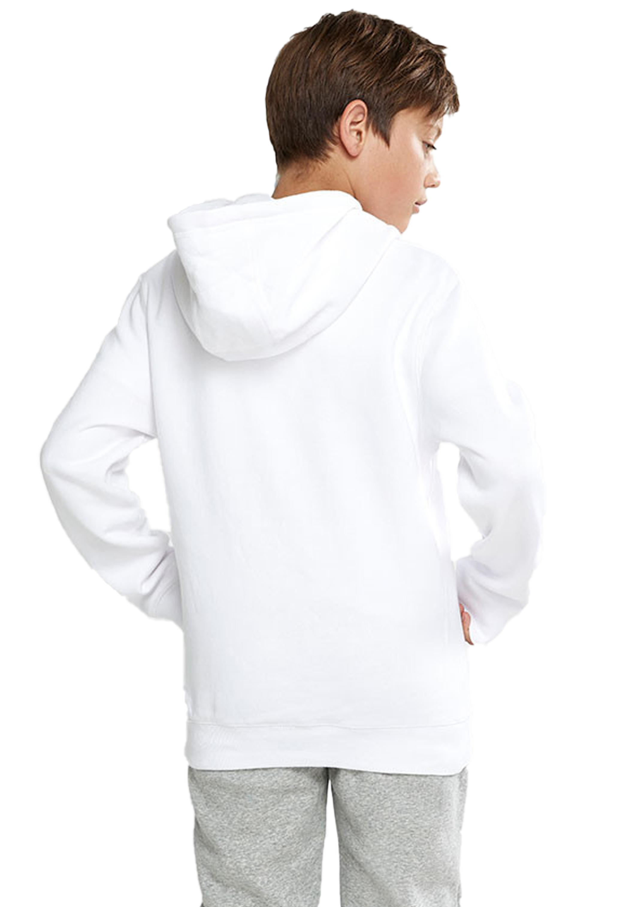 Champion Kids' Script Hoodie - White | Soft & Comfortable Pullover for Boys & Girls | Perfect for School, Playdates & Outdoor Activities