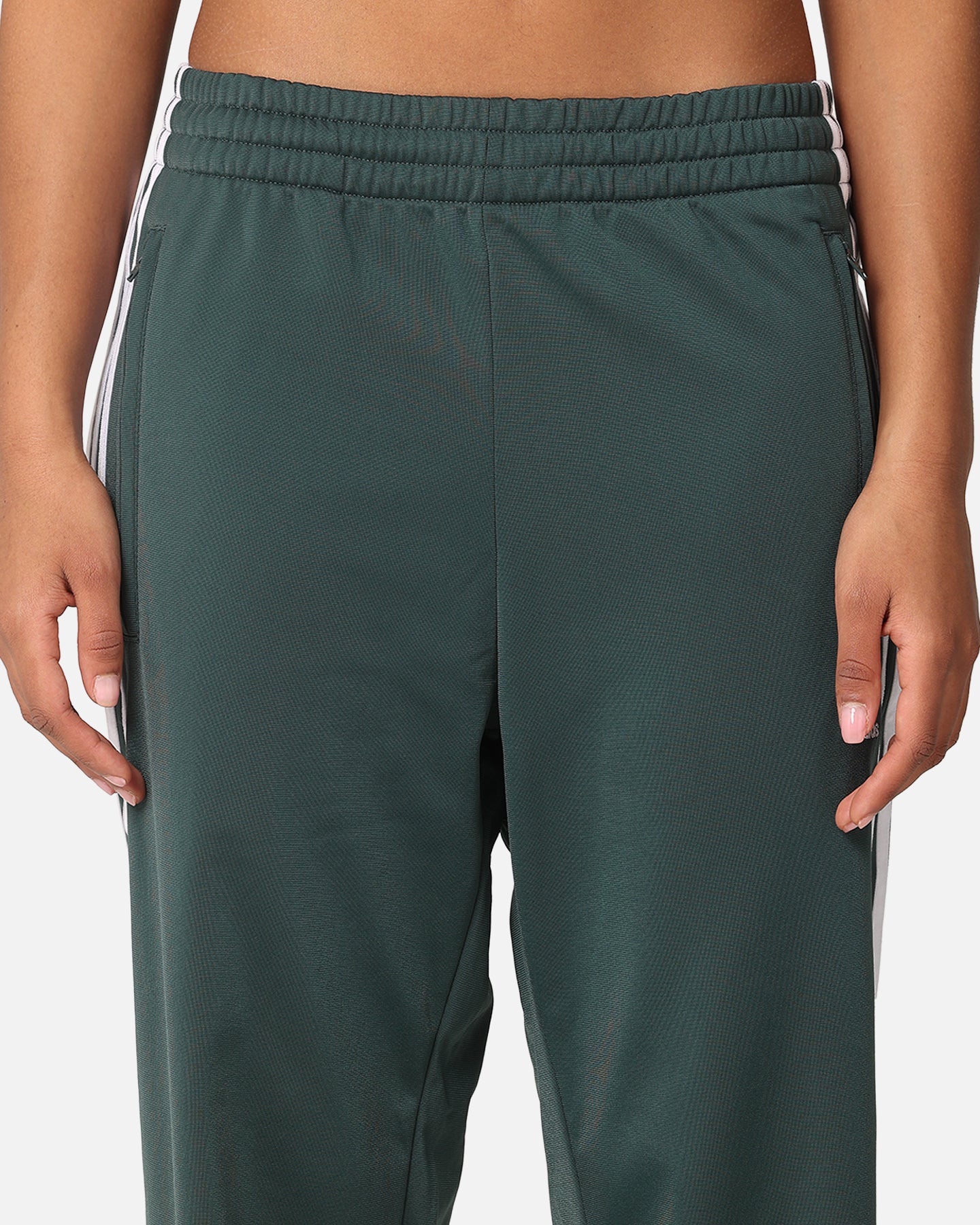 Adidas Firebird Track Pants for Men & Women - Mineral Green Retro Joggers for Running, Gym & Casual Wear
