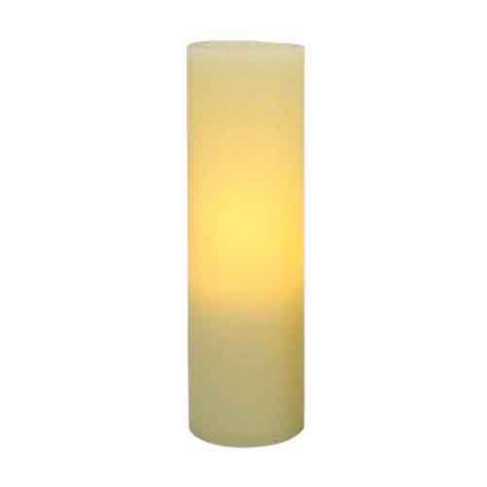 Real Wax Flameless LED Pillar Candles - Ivory Battery Operated Candles with Flickering Flame Effect, 4