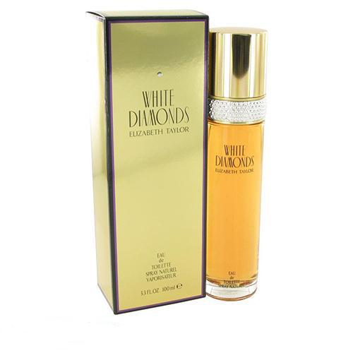 Elizabeth Taylor White Diamonds 100ml Eau De Toilette for Women - Luxurious Floral Fragrance for Evening Wear & Special Occasions