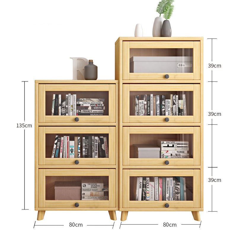 Large three or four cube bookcase combination