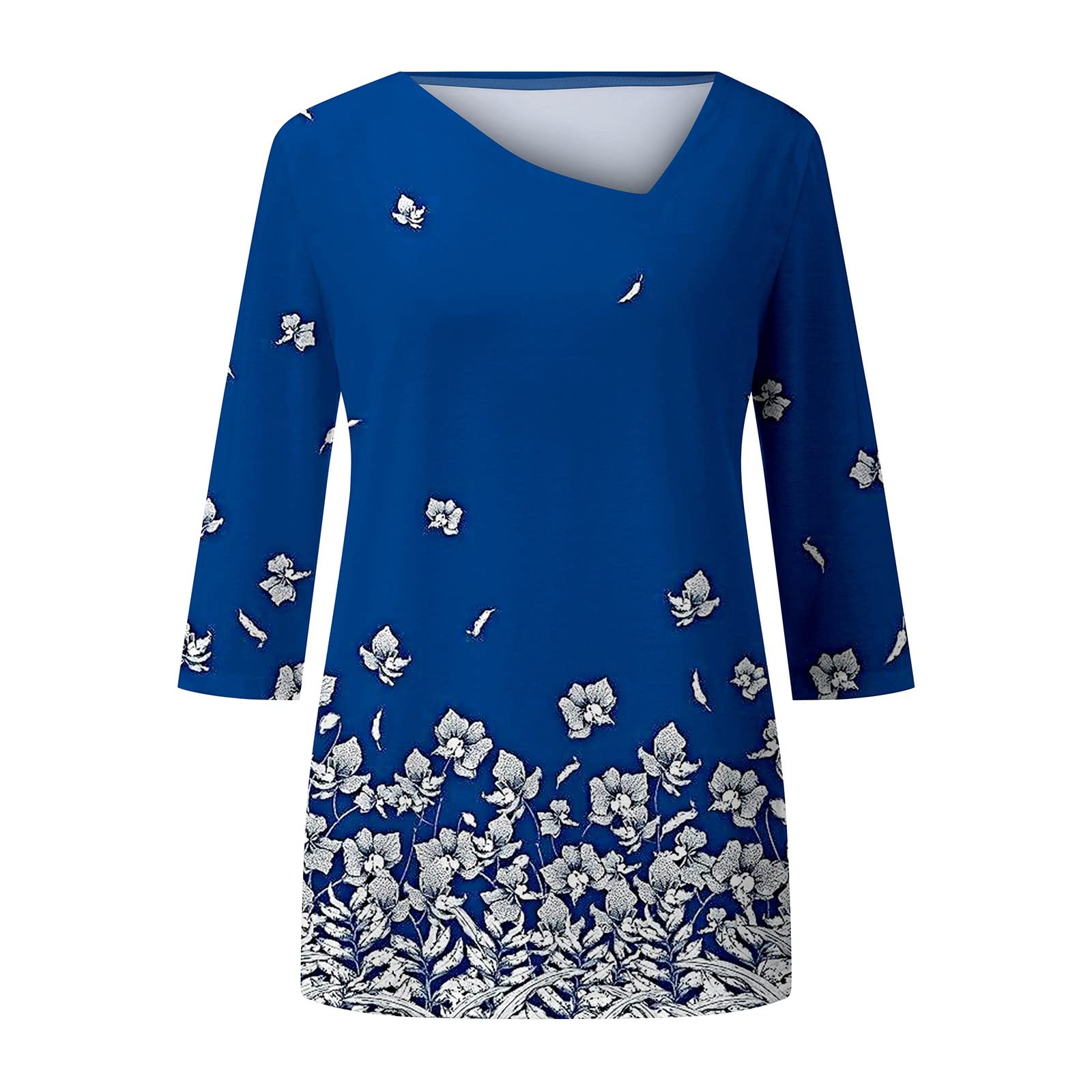 Plus Size Women's Shell Blouses 2022 - Casual V-Neck Long Sleeve Tops for Work & Everyday Wear | Flattering Office & Weekend Outfit Essentials