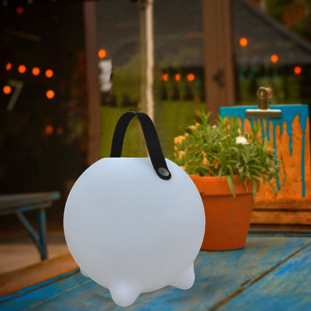 16 Color RGB LED Rechargeable Remote Control Cordless Decorative Ball Light - Portable Outdoor Garden Lawn Lamp for Home, Patio, Yard & Landscape Lighting