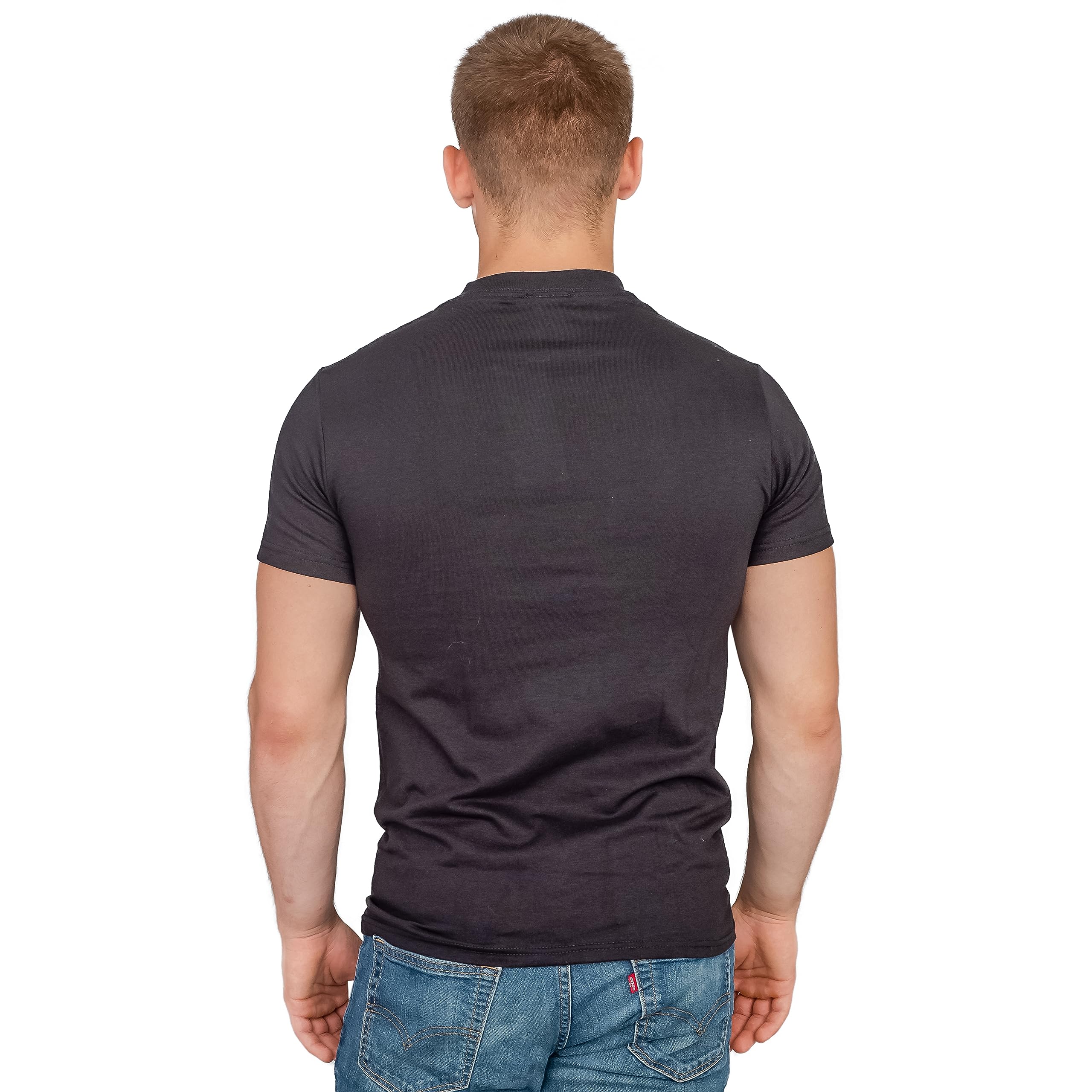 Iron Man Classic Core Black T-Shirt for Men - Marvel Superhero Graphic Tee - Casual Wear & Comic Con Cosplay