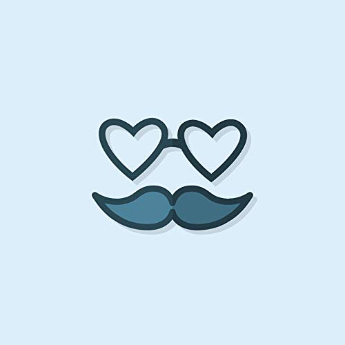 Heart Glasses Mustaches
