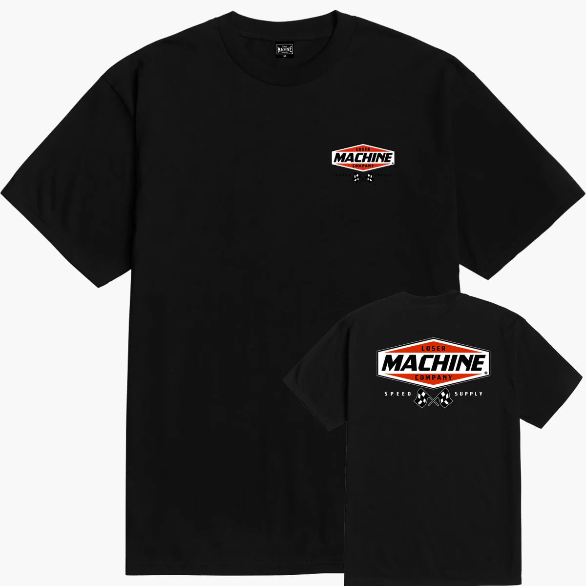 Loser Machine Overdrive Graphic T-Shirt for Men - Black Cotton Tee - Perfect for Casual Wear, Concerts & Street Style