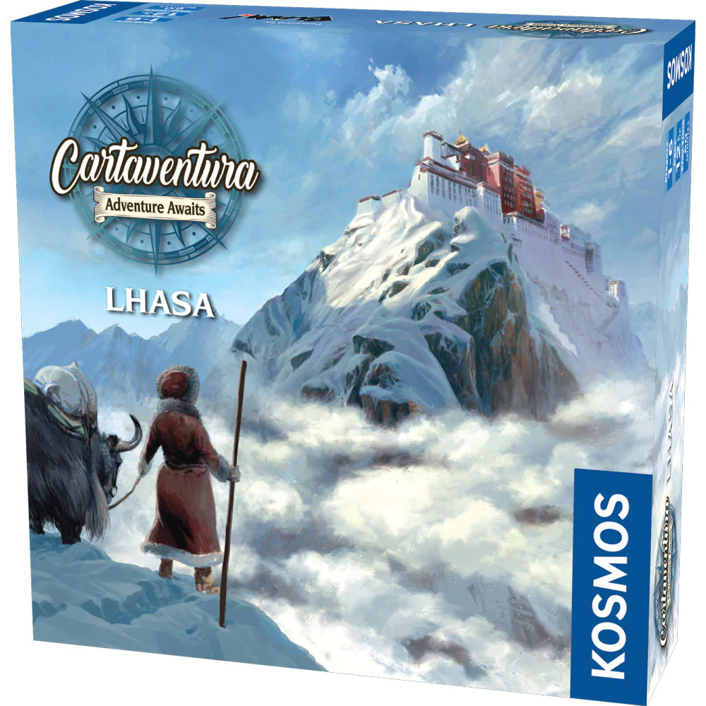 Cartaventura: Lhasa - Adventure Travel Board Game for Adults & Families | Explore Tibet & Solve Mysteries | Perfect for Game Nights & Travel Enthusiasts