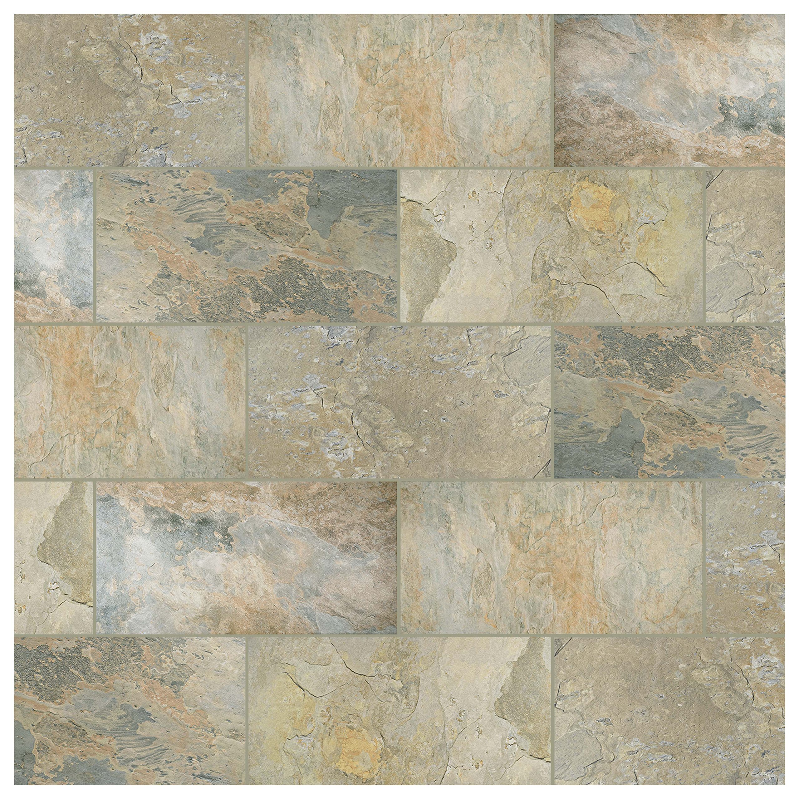 Merola Tile Ardesia Ocre 12.5