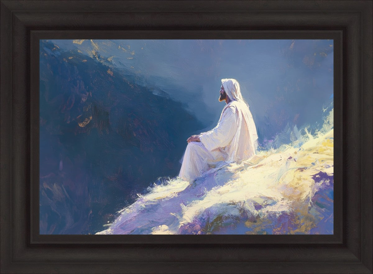 Contemplation By Justin Anna Culebro - Abstract Wall Art Painting for Home & Office Decor | Perfect for Living Room, Bedroom or Meditation Space