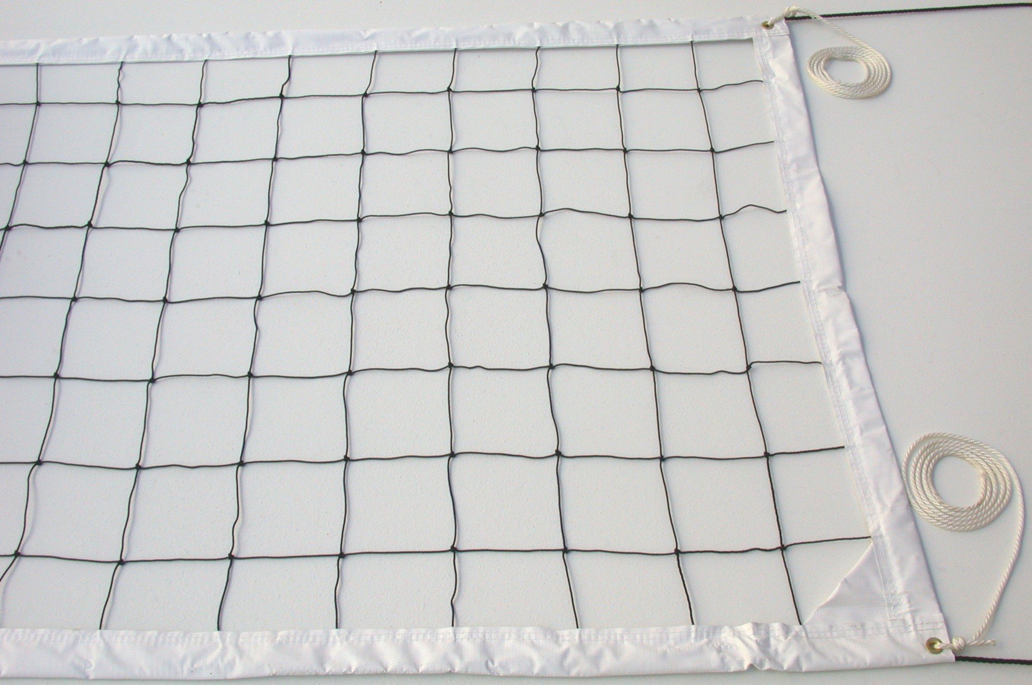 Premium Volleyball Net for Home & Recreational Use - Durable Top/Bottom Rope Design (White) | Perfect for Backyard, Beach, and Park Games