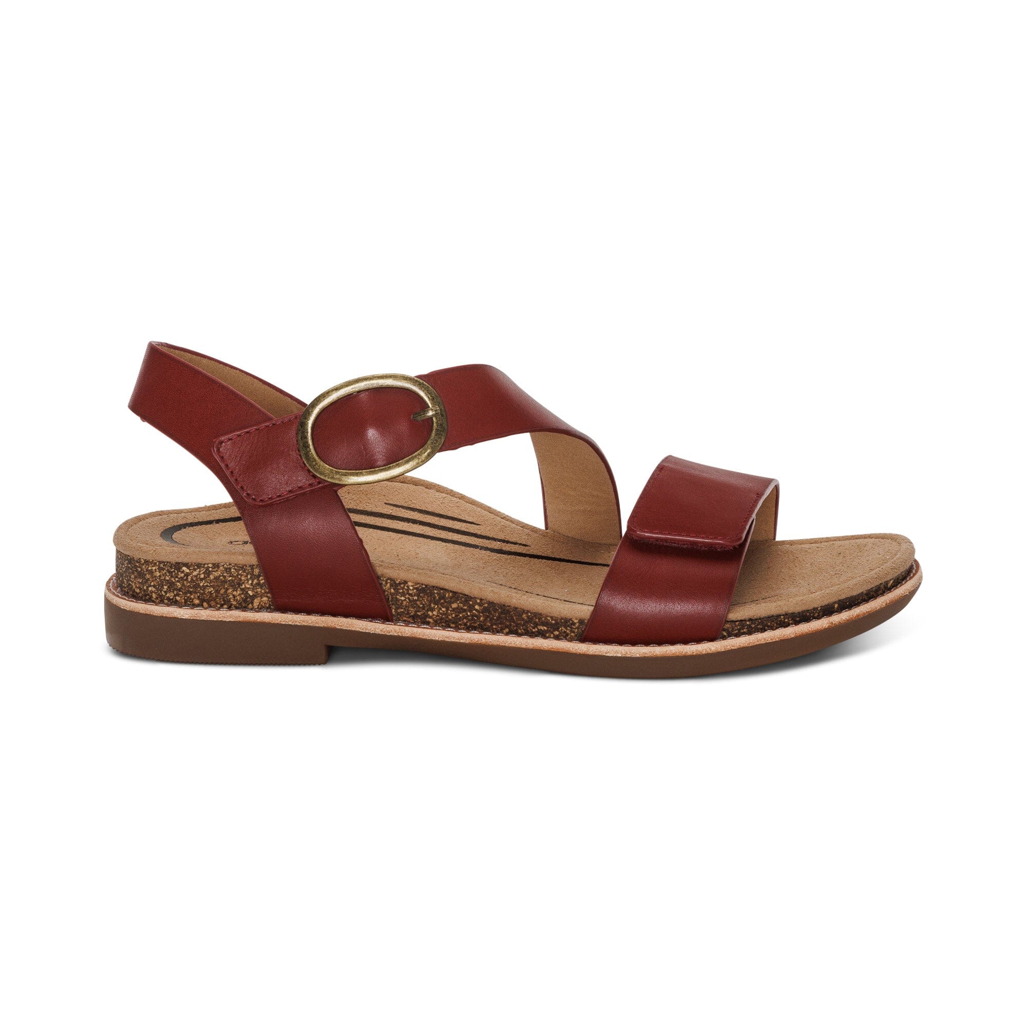 AETREX Tamara Asymmetrical Quarter Strap Sandals for Women - Comfortable Walking Shoes for Casual Outings & Summer Vacations