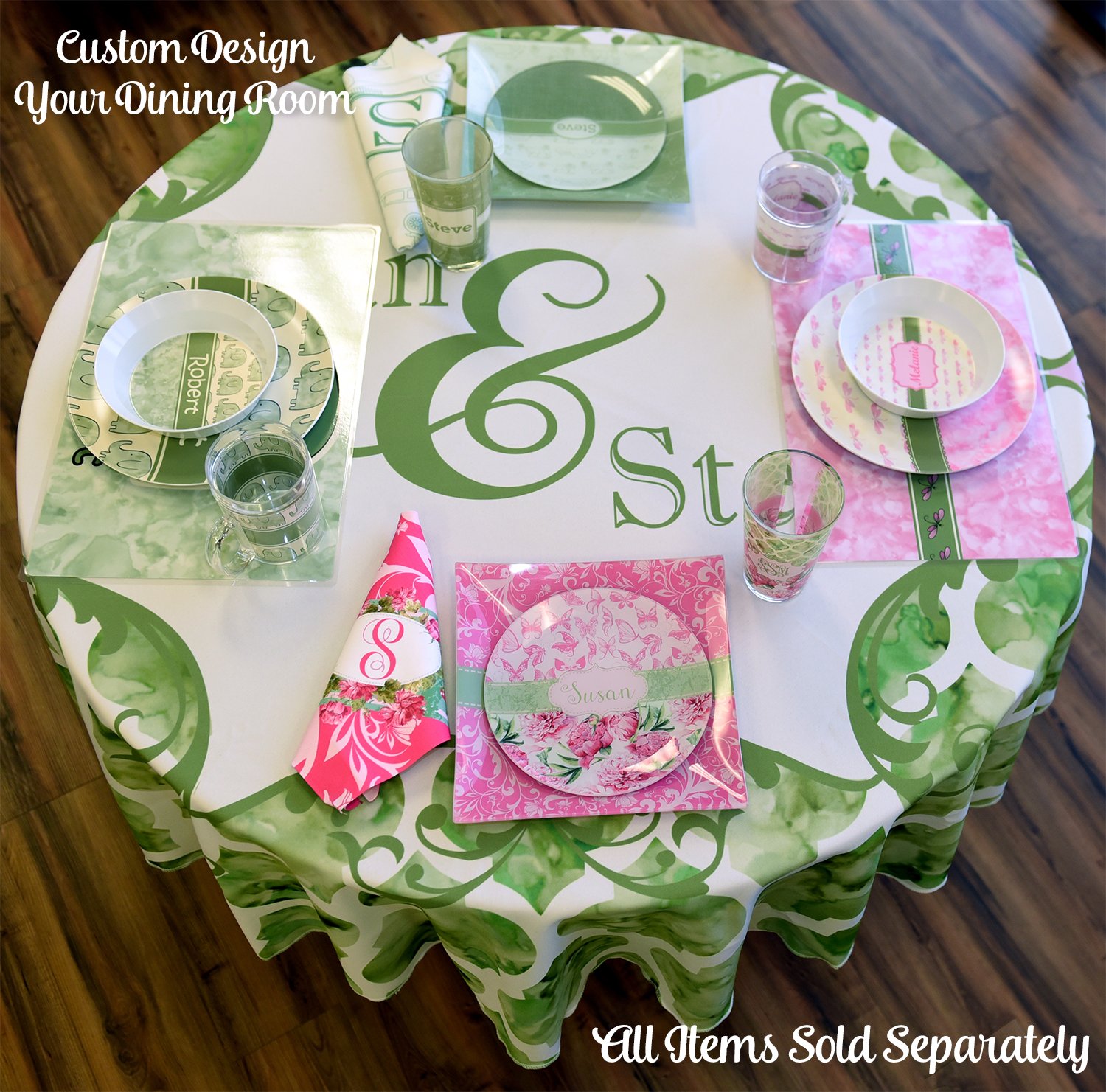 Custom Happy Thanksgiving Melamine Serving Platter - Perfect for Holiday Dinners, Buffets & Family Gatherings